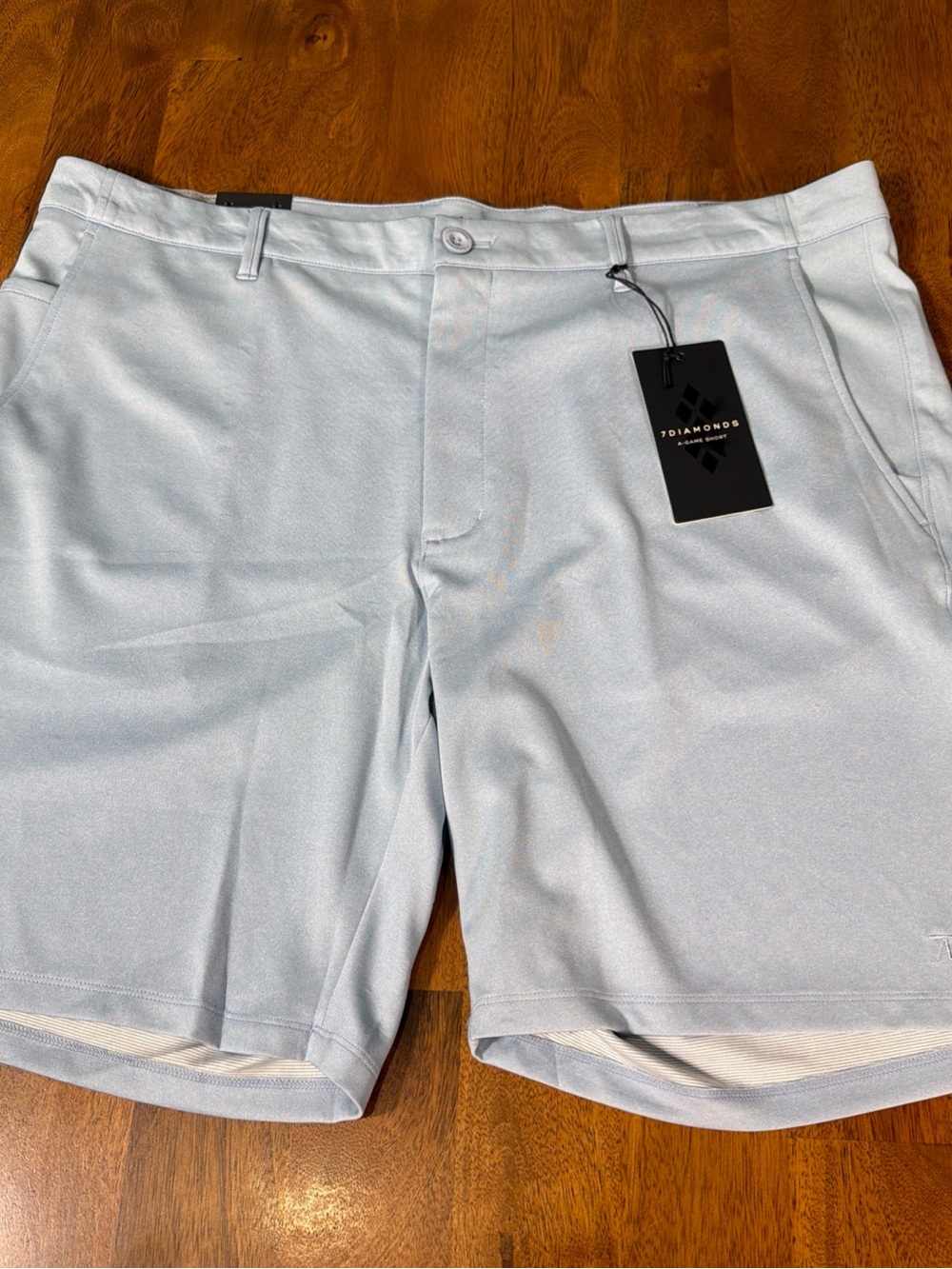 NWT! 7 Diamonds Light Blue Men's Hybrid Shorts